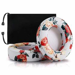 Headpone Earpad Replacement Cypher.v Ear Cushion Pads Cover Compatible With Beats Studio 2.0 Wireless Wired And Studio 3.0 Over Ear Headphones 1PAIR White Floral