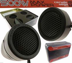 Cerwin-vega 500 Watt Car Stereo Door Speakers Dash Super Tweeters XED1T Limited