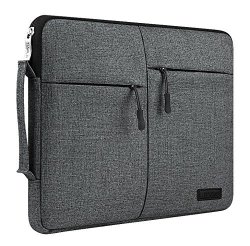 Zippered Canvas Carrying Sleeve Bag Breifcase For Samsung Galaxy Book 12 Lenovo Miix 710 12 Asus Transformer 3 12.6 Eve V 12 Ipad Pro 2 12.9 Dell Latitude 5285 Huawei Matebook 13.3 Tabelt