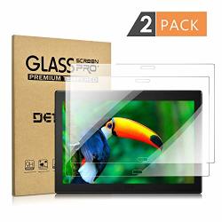 2 Pack Tempered Glass Screen Protector For Lenovo Tab 4 Plus 10" Not Lenovo Tab 4 10" Detuosi Screen Protector For Lenovo Tab 4 10"