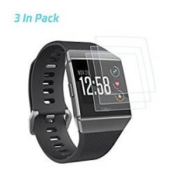 Fitbit Ionic Screen Protector 3-PACK Gogo Roadless Screen Protector Full Coverage E