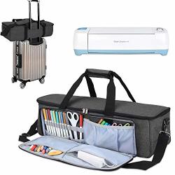 Luxja Carrying Bag Compatible With Cricut Die-cutting Machine And Supplies Tote Bag Compatible With Cricut Explore Air AIR2 And Maker Bag Only Patent Pending Black