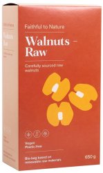 Faithful To Nature Walnuts - Raw - 650G