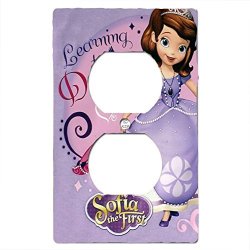 Sofia First Disney Learn To Dance Light Switch Cover And or Outlet 1X Outlet
