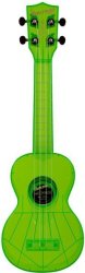 Ka-swf-gn Waterman Series Soprano Ukulele Fluorescent Sour Apple Green