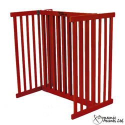 Dynamic Accents 30" Small Kensington Pet Gate In Cherry