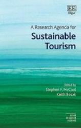 A Research Agenda For Sustainable Tourism Hardcover