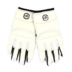 LeCaf Taekwondo Forearm Protectors Guards Sparring Protective Gear White 1 Pair 