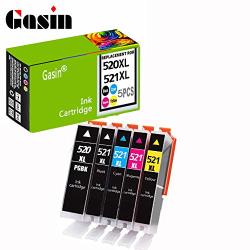 Gasin Compatible PGI-520 & CLI-521 Ink Cartridges For Canon Pixma IP4700 Printer 1 Set