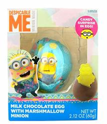 Despicable Me Minion Chocolate Egg With Marshmallow