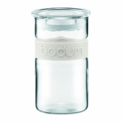 Bodum Presso 8-OUNCE Glass Storage Jar White