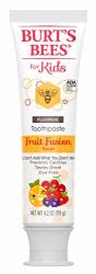 Burts Bees Toothpaste Kids Fruit Fusion 4.2 Ounce Flouride 6 Pack