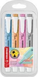 Swing Cool Pastel Higlighters - Assorted 4 Pack