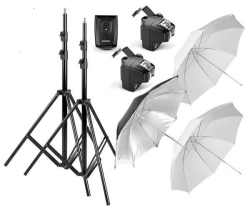Pro Strobist Wireless Trigger Kit W Umbrellas Kit