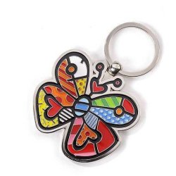 Britto Butterfly Key Chain