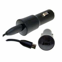 Pro Grade Car Charger Works With Huawei Y5 II + Tangle Free USB Type-c Cord Two Piece Kit Offers More Choices And Compatibility