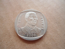 Rare Unc ms State 2000 R5 Mandela Coins