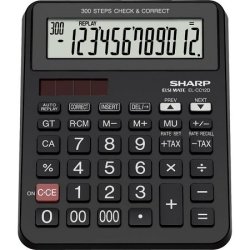 Sharp EL-CC12D Desk Calculator - Checkcorrect Tax