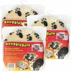 Snugglesafe 3 Pack Pet Heating Pad W pet Bowl Snuggle Safe Pet Bed Microwave Heating Pad