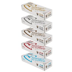 Italian Variety Pack - 50 Nespresso Compatible Coffee Capsules