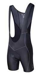 Przewalski Mens 3D Padded Cycling Bike Bib Shorts Excellent Performance And Better Fit