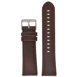 Cowhide Leather Band For Fitbit Blaze - Dark Brown