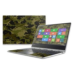 Mightyskins Protective Vinyl Skin Decal For Lenovo Yoga 910 14" Wrap Cover Sticker Skins Green Camouflage