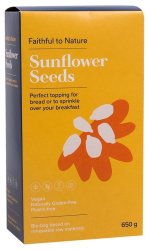 Faithful To Nature Sunflower Seeds - 650G