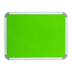 Info Board Aluminium Frame - 1200 900MM - Lime Green