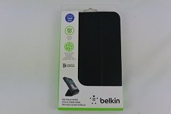 Belkin Form-fit Tri-fold Folio Case For Samsung Galaxy Tab E 8.0 - Blacktop - F7P369BTC00-TL