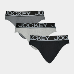 Jockey 3-PACK Grey Briefs