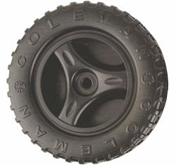 Coleman Cooler Replacement 6" Plastic Wheel And Nut 1 Wheel