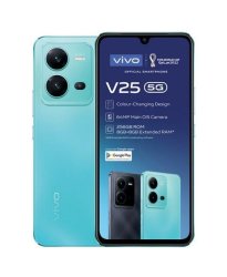V25 5G 256GB Dual Sim - Aquamarine Blue + Vodacom Sim Card Pack