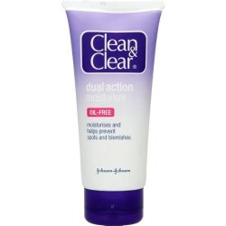 dual action moisturiser clean and clear