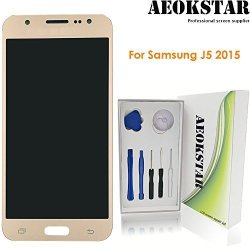 Aeokstar For Samsung Galaxy J5 2015 J500 J500M J500F J500Y J500H J500FN Oled Lcd Touch Screen Digitizer Glass Assembly Replacement & Full