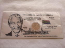 Collectors Limited Edition: 1994 Presidential Inauguration R5 Coin Pack @ R124.99