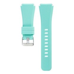 Samsung Gear S3 Strap Band Kaifongfu Sports Silicone Watch Bracelet Strap Band For Samsung Gear S3 Frontier Free Size Light Blue