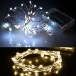 Whole Price-- 4m 30 Leds Silver Copper Wire Led Starry Lights String Fairy Battery Powered