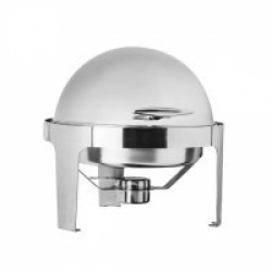 Stainless Steel Round Roll Top Chafing Dish