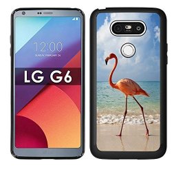 LG G6 Black Case Flamingo Beach Doo Uc Laser Technology For Protective Case For LG G6