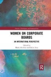 Women On Corporate Boards - An International Perspective Paperback