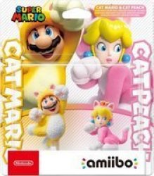 Nintendo Amiibo - Super Smash Bros. Collection - Cat Mario & Cat Peach 2-IN-1 Pack Switch