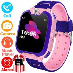 Kids Smart Watch For Boys Girls - HD Touch Screen Sports Smartwatch Phone With Call Camera Games Recorder Alarm Music Player For Children Teen