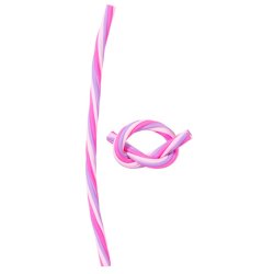 Twirl Pink purple Rope Eraser