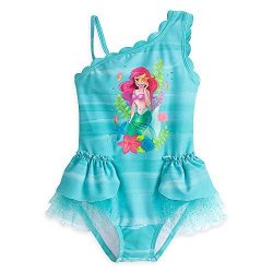 Disney Ariel Deluxe Swimsuit For Girls Size 7 8