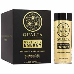 Qualia Nootropic Energy Shot By Neurohacker Collective Clean Focus For Peak Mental Performance Nad+ Booster With Ginseng Root Alpha Gpc And Caffeine