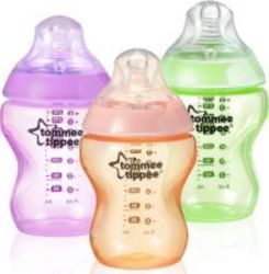 Tommee Tippee Closer To Nature 3-Pack Bottles 260ml Girls