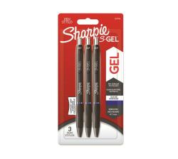 Sharpie S-gel Gel Pens Blue 0.7MM 3 Pack