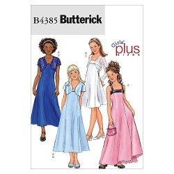 Butterick Patterns B4385 Girls' girls' Plus Jacket And Dress Size Girl 7-8 10-12 14