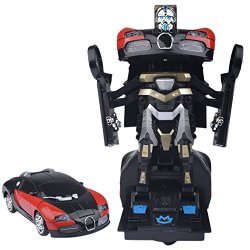 Egoelife Electric Deformation Transformers Simulation Robot Car Model Toy